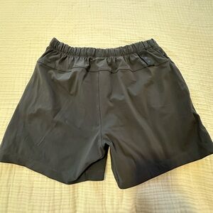 Fabletics Grey Blue Athletic Shorts